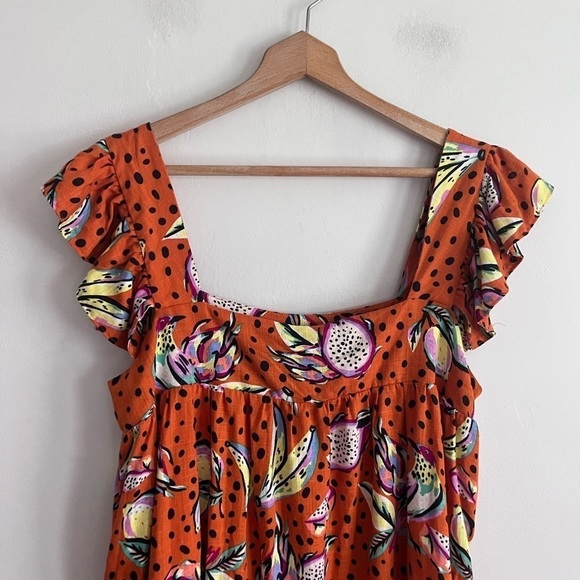 NWOT Kourt Aria Seasonal Linen Blend Mini Dress - Picture 4 of 9